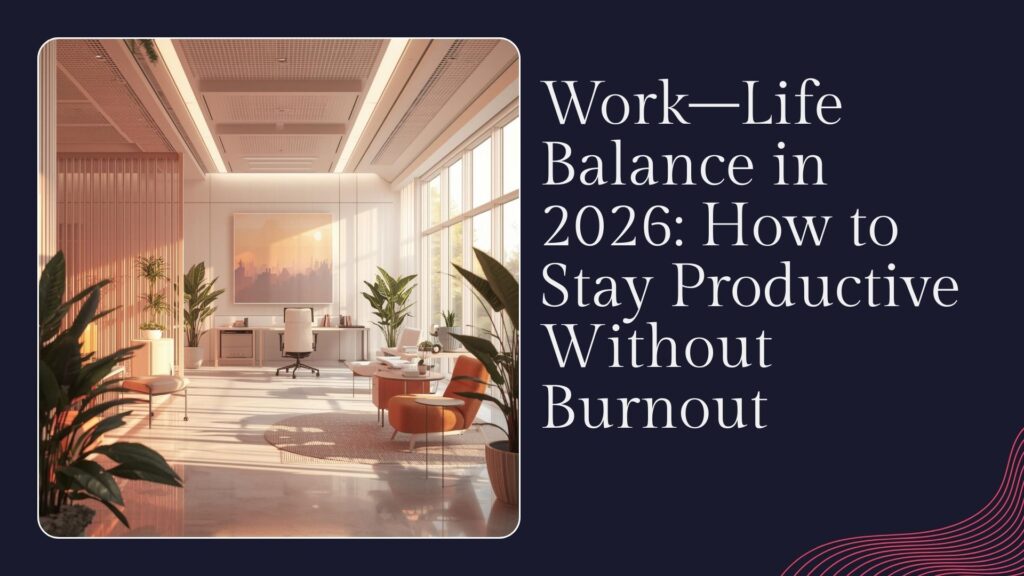 work–life balance in 2026 how to stay productive without burnout