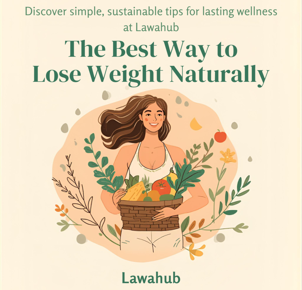 natural weight loss wellness poster 1
