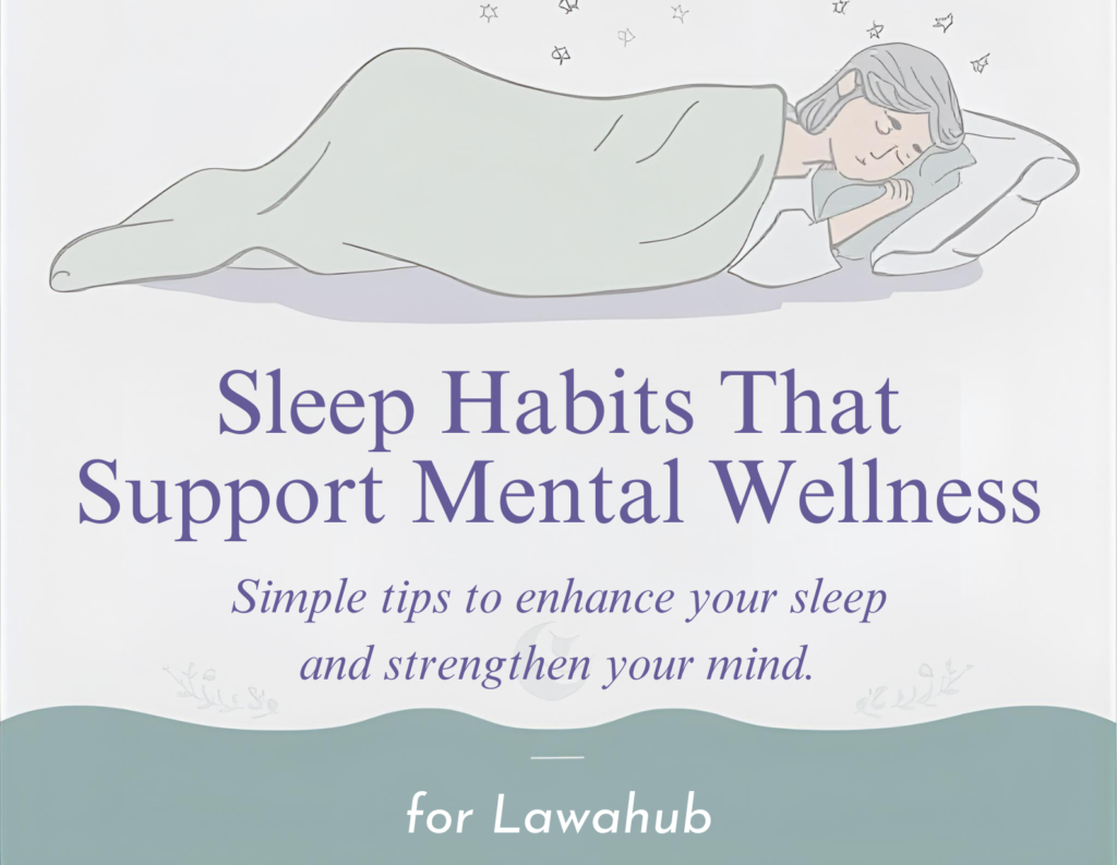 sleep habits that support mental wellness